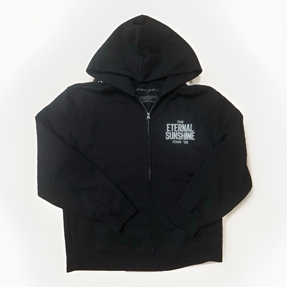 Ariana Grande Eternal Sunshine Tour 2026 Los Angeles Forum Merch XL Black Hoodie